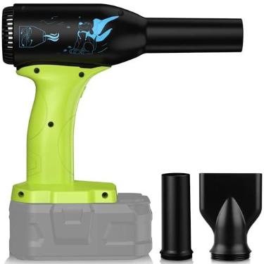 Imagem de Fybemax Ventilador Turbo Mini Soprador A Jato De 400 W Com Alta Velocidade Para Ryobi One+, Bateria 18 V, Sem Fio Portátil 3 Velocidades, Limpeza Teclado Computador, Secagem Carro, Camping, Atividad