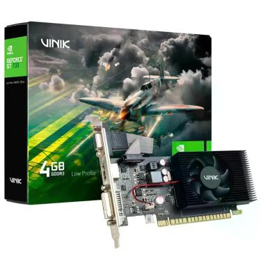 Imagem de Placa de Vídeo Vinik Geforce GT730LP com 4GB DDR3 Low Profile Single Fan HDMI DVI VGA GPUK7304GBLP0H2