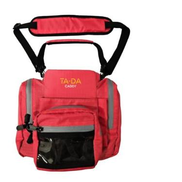 Imagem de TA-DA Bolsa de ombro Caddy | Serve para toalha de telefone para garrafa de água | Bolsa carteiro transversal compacta leve e conveniente, rosa, Bolsos com zíper
