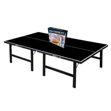 Imagem de MESA PING PONG PRETA MDP 15mm 1010 KLOPF + Kit Completo 5091