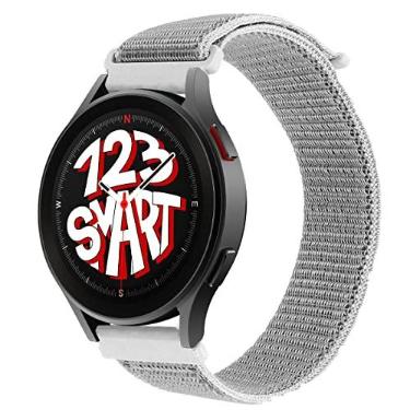 Imagem de Pulseira de Nylon Marca 123Smart compatível com Galaxy Watch 4 Watch 5 Watch 6 Watch 7 40mm 42mm 43mm 44mm 45mm 46mm 47mm