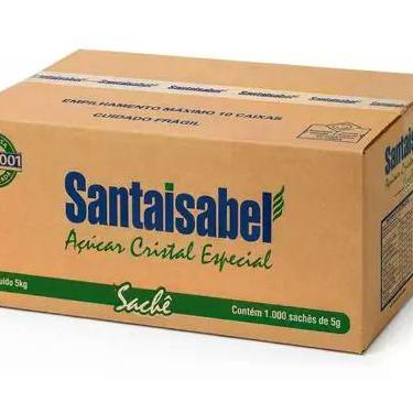 Imagem de Açucar Cristal Sache 5gcaixa 1000un Cafe Empresasindividuais - Santa I