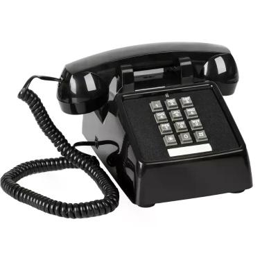 Imagem de Telefone Fixo com Fio Sangyn Classic - Design Vintage Retro Preto