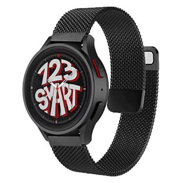 Imagem de Pulseira de Aço Milanese Dupla Marca 123Smart compatível com Galaxy Watch 4 Watch 5 Watch 6 Watch 7 40mm 42mm 43mm 44mm 45mm 46mm 47mm