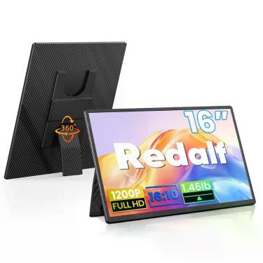 Imagem de Monitor Portátil Redalf 41cm 1200p Full HD Ultra Slim