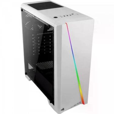 Imagem de Gabinete Gamer Mid Tower Rgb Cylon Branco Aerocool