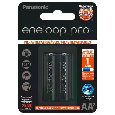 Imagem de Pilha Recarregavel Eneloop Pro 2550Ma Aa Blister Com 2 Bk-3H