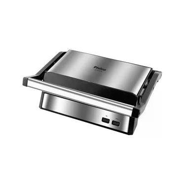 Imagem de Grill e Sanduicheira Philco PGR21PI Maxx Clean – Inox/Preto Preto,Inox / 220