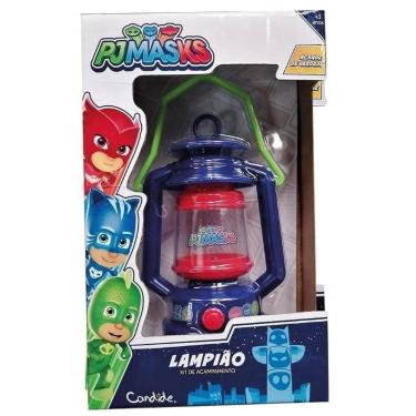 Imagem de Lampião Kit Acampamento Pjmasks Infantil Candide