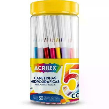 Imagem de Caneta Hidrografica 50 Cores CX.C/01 - Acrilex