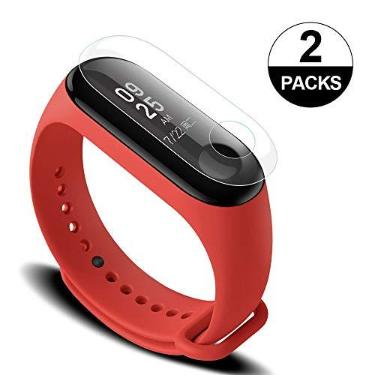 Imagem de Kit 2 unid. Mi Band 3 - Película protetora de tela p/pulseira inteligente smartband Xiaomi Mi band 3 …