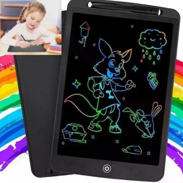 Imagem de Lousa Tablet Mágica Digital Infantil 12 Polegadas para Desenhar e Escr