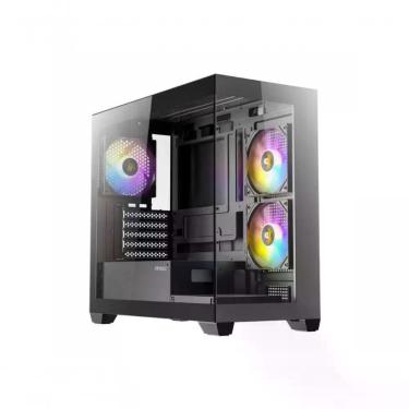 Imagem de Gabinete Gamer Antec Cx300m Rgb Basic Lateral De Vidro Temp 4mm Micro-atx-itx Com 3 Fans Rgb 12