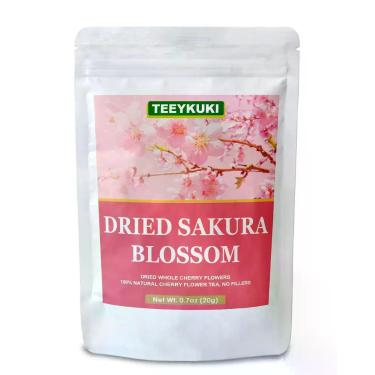 Imagem de Flor de Sakura Secada TEEYKUKI 20g Grau Alimentar Premium