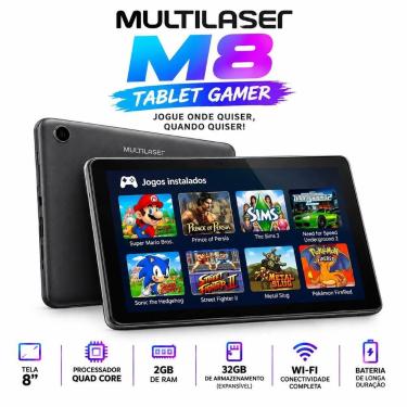 Imagem de Tablet Multilaser M8 Kids Space 32gb 8 Pol. 1 Chip 4g Nb344, 32GB, Pre