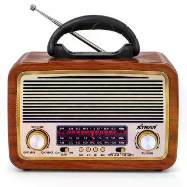 Imagem de Caixa de Som Retrô Xtrad XDG-3010 Bluetooth COR:CEDRO, CEDRO
