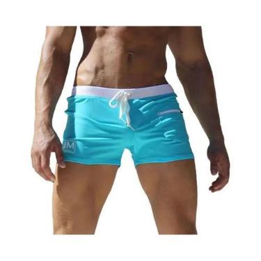 Imagem de Shorts Boxer Masculinos De Secagem Rápida Em Nylon Para Esportes, Fitn