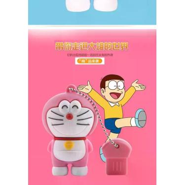 Imagem de Pendrive Doraemon Personagem Gato Cósmico Rosa 8GB USB Flash Drive Inf