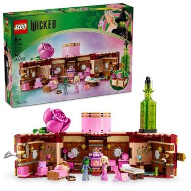 Imagem de LEGO Wicked Dormitório de Glinda e Elphaba, Modelo Colecionável 75683