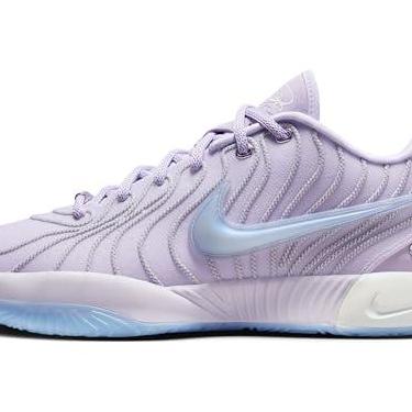 Imagem de Nike Tênis masculino Lebron XXI, Poeira violeta/cosmos roxo/ouro universitário, 11 Women/9.5 Men