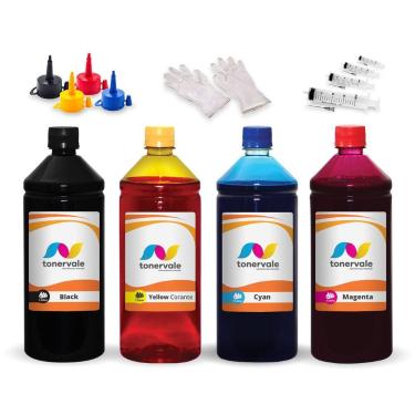 Imagem de Kit 4 Tinta Para Epson XP231 XP431 XP241 XP441 de 1 Litro Platinum - T