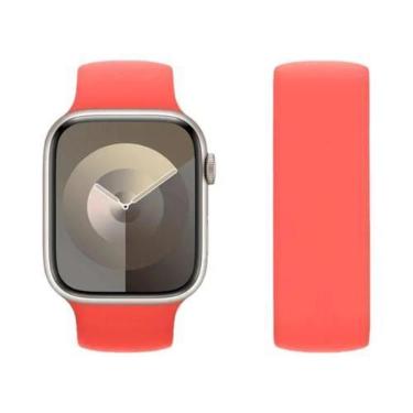 Imagem de Pulseira De Silicone Solo Loop Para Apple Watch De 44mm 45mm 46mm 49mm