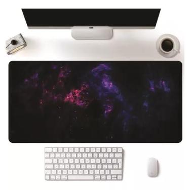 Imagem de Mouse Pad Gamer Extra Grande Speed Anti Derrapante Profissional Desk Pad Large Wide 60x30 -Universo Roxo