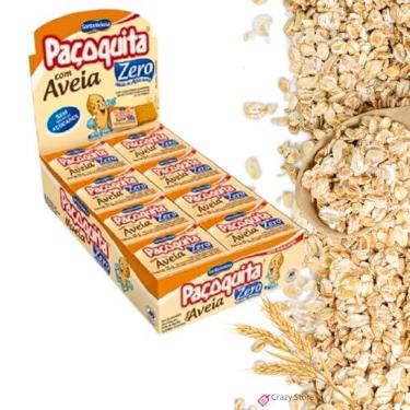 Imagem de Paçoquinha Paçoquita Paçoca Zero Com Aveia Diet Santa Helena Display 432g Com 24 Unidades de 18g, Sem Açúcar