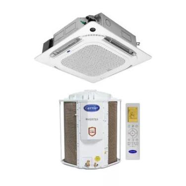 Imagem de Ar Condicionado 18000 Btus Split Cassete Inverter Carrier Frio Connect R-32 220v Monofásico