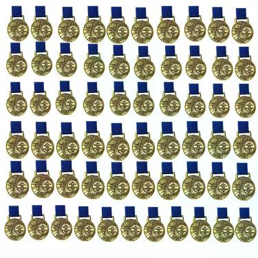 Imagem de Medalha Medasul Honra ao Mérito 35mm Kit C/ 60 Unidades Cor:BronzeTama