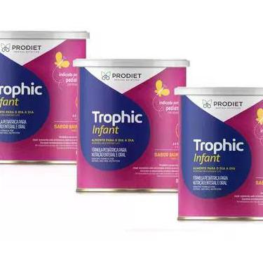 Imagem de Kit 3 Trophic Infant 800g Dieta Enteral Infantil Prodiet