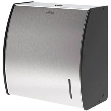 Imagem de Dispenser Papel Toalha Aço Inox Brinox Suporte Manual Parede