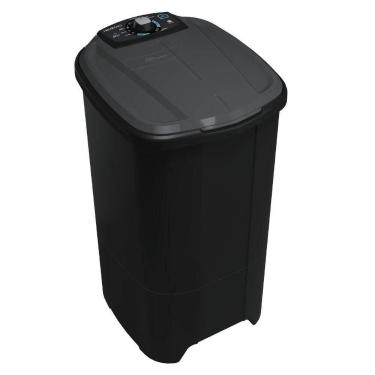 Imagem de Tanquinho/Lavadora Semiautomática Newmaq 10Kg Preta, 110V, Preto