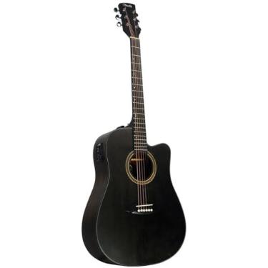 Imagem de VIOLÃO ELÉTRICO AMETISTA - FOLK - BLACK - EQ 3 BANDAS - ACTNAB1954 - TONANTE