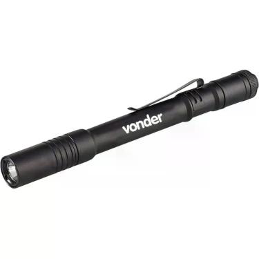Imagem de Lanterna Caneta Recarregável Vonder LCR 350 3,5W LED Cree Preta 0,1kg
