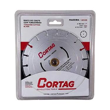 Imagem de Disco de Corte Para Madeira 180mm Esmerilhadeira Cortag