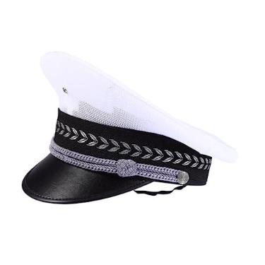 Imagem de Gadpiparty Trajes De Decoração Grega Para Marinheiros Chapéu Cosplay Chapéu Largo Chapéu De Guarda Chapéu De Aba Grande Chapéu Roupas Chapéu De Marinheiro Chapéu De Desempenho Marinha