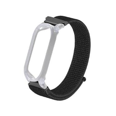 Imagem de TUDIA Capa de policarbonato de encaixe com pulseira de nylon ajustável compatível com gravador de voz PLAUD NotePin AI [para pulsos de 14 cm a 22,1 cm), acessórios seguros e confortáveis - preta
