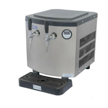 Imagem de Chopeira Elétrica Inox 2 Torneiras 70 Litros Por Hora ST - Arpa, 220V