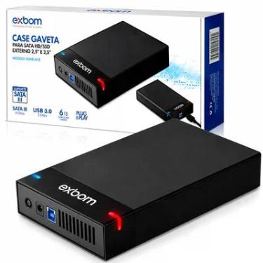 Imagem de Case Hd Sata 3,5 Externo Usb 3,0 Para Hd De Desk E Note SSD