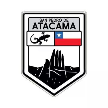 Imagem de Adesivo Resinado San Pedro De Atacama Vinil 6,2x8cm Cor Preto