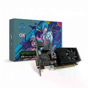 Imagem de Placa de Vídeo OX NVIDIA GeForce GT610 2GB DDR3 64b HDMI/VGA - Get OX