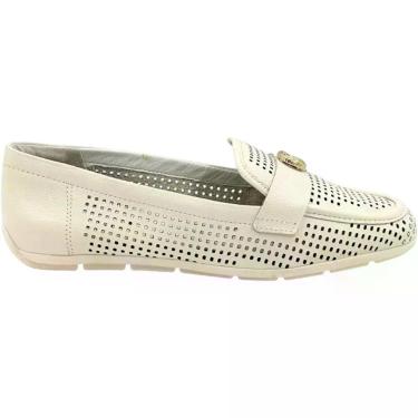 Imagem de Sapatilha Comfort Mocassim Furadinho Feminino - Confortflex, Coconut, 