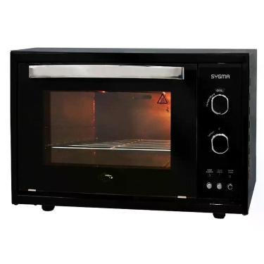 Imagem de Forno Elétrico de Bancada Layr Sygma Black 46L 1750W com Timer Luz Interna e Termostato Preto 220V
