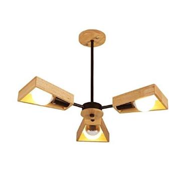 Imagem de Luminária pendente moderna LED, lustre moderno preto e branco, iluminação de árvore, 3/5/6/8 luzes, moinho de vento LED, luz pendente nórdica de madeira compatível com sala de estar, quarto