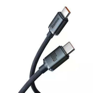 Imagem de Cabo Usb C Rápido Cristal 100w 2 Metros Reforçado