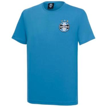 Imagem de Camiseta Grêmio Básica Juvenil, Azul, 8