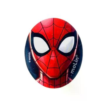 Imagem de Borracha Escolar Molin do Brasil Homem Aranha Molin com Alta Qualidade para Uso Diário 1 Unidade Preto