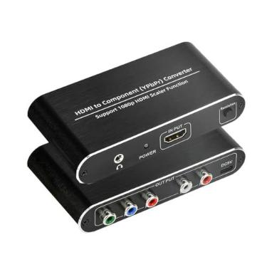 Imagem de Anber-Tech Conversor HDMI para componente com função scaler HDMI para YPbPr 5RCA RGB Adaptador Scaler V1.4 com suporte de saída de áudio R/L para MacBook TV Blu-Ray DVD PS4 DVD PSP Xbox 360Amazon Fire