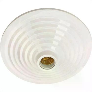 Imagem de Plafonier Pvc Pavilonis Mc Branco Soquete Porcelana 854001/200